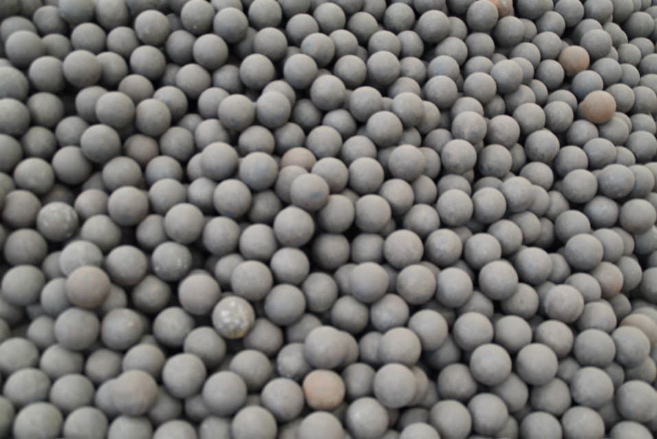 Cast and Forged steel grinding media balls with hardness HRC